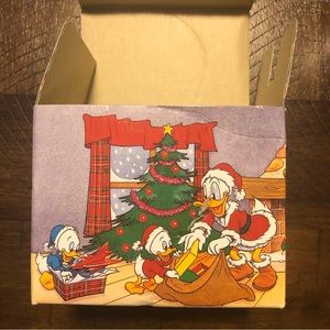 Vintage Disneyland Paris Christmas Mug Donald Duck